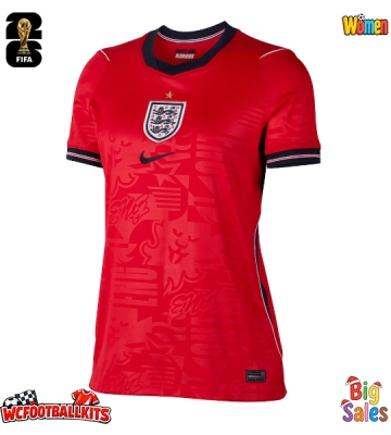 England Replica Away Stadium Shirt for Women World Cup 2026 Short Sleeve